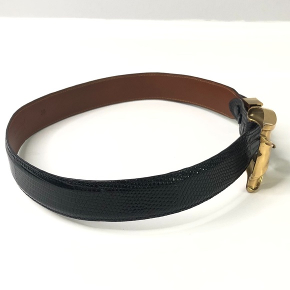 Reptilia Black Lizrd Belt & Red Alligator Belt 30 main image 10